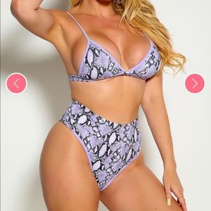 New sexy purple bikini